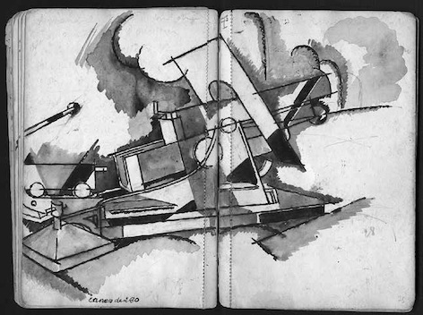 André Mare, Carnet 2, feuillet 73.