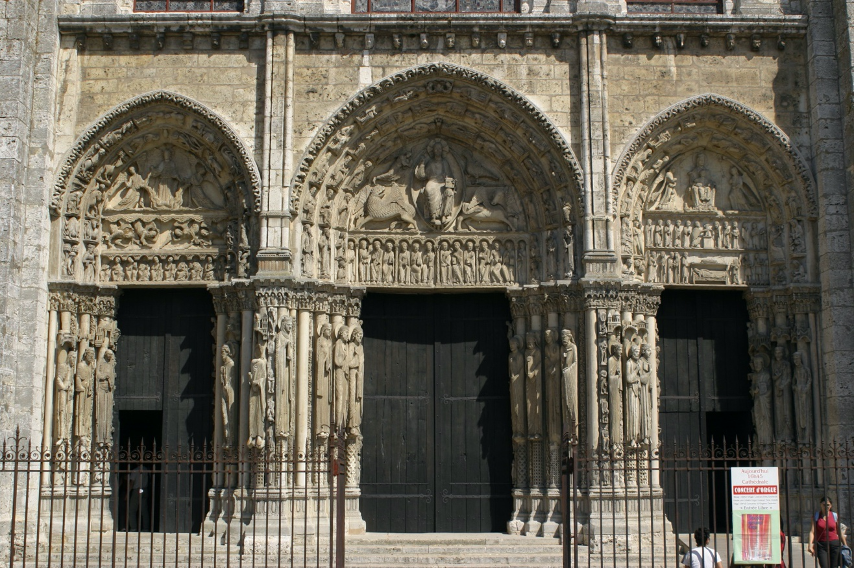 Chartres, Portail Royal, XII secolo