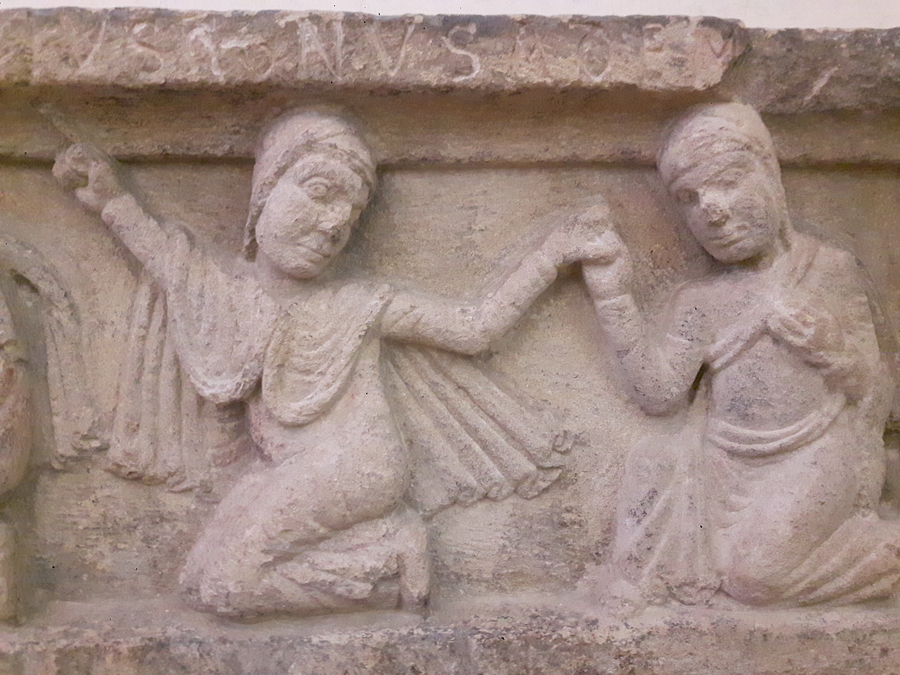 Piacenza, San Matteo, architrave, XII secolo